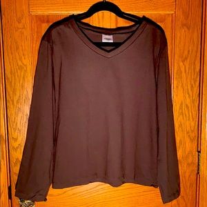 Brown basic Tee